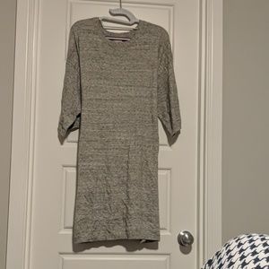Gray Winter Maternity Dress